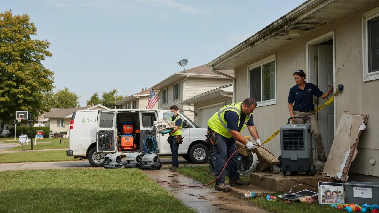 Water Damage Restoration in Three Rivers, MI near me